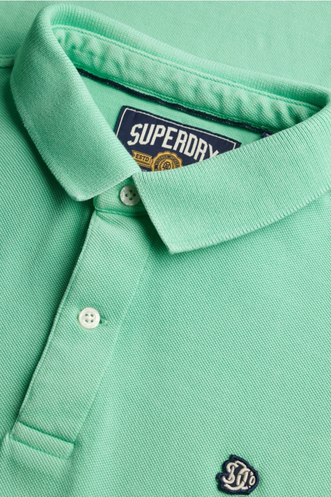 Superdry groene heren polo | Kleurstaal