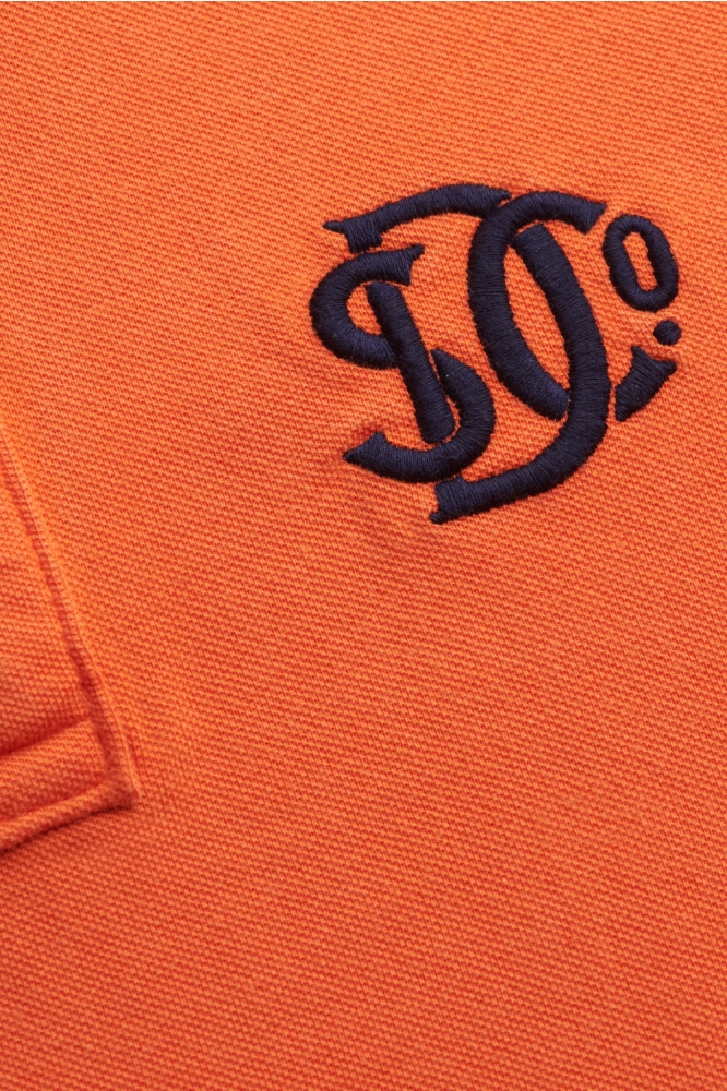 Superdry oranje heren polo | Kleurstaal