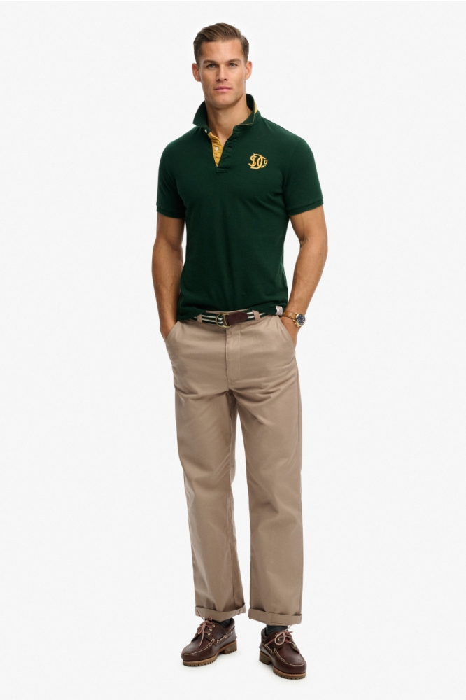 Superdry zwarte heren polo | Model