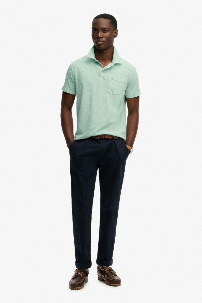 Superdry groene heren polo | Model