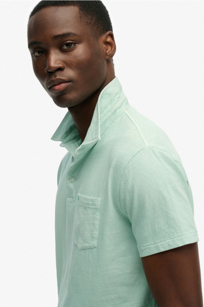 Superdry groene heren polo | Kleurstaal