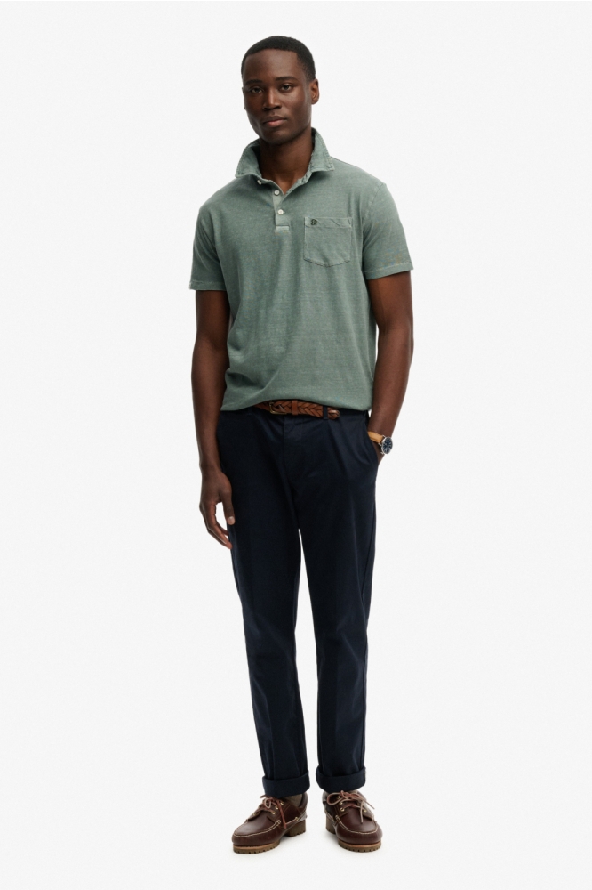 Superdry groene heren polo | Model
