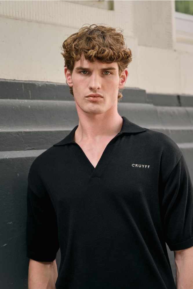 Cruyff zwarte heren polo | Sfeerbeeld, In situatie