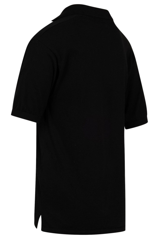 Cruyff zwarte heren polo | Achteraanzicht