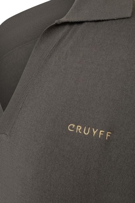 Cruyff grijze heren polo | Kleurstaal