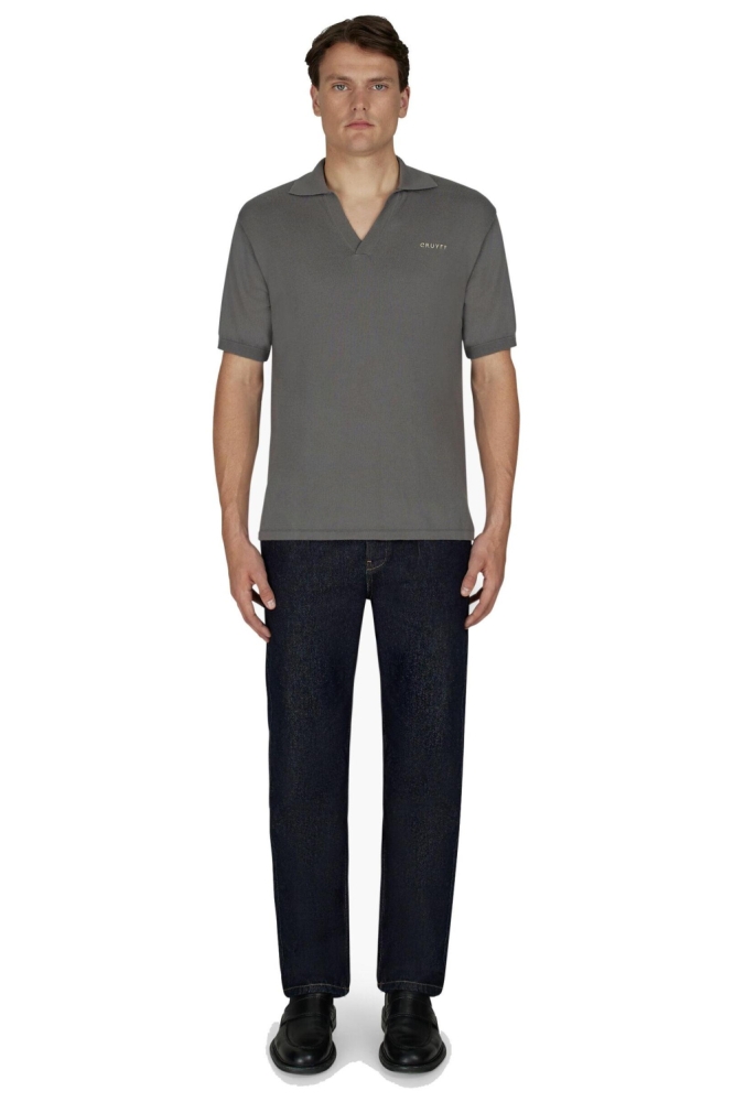 Cruyff grijze heren polo | Model