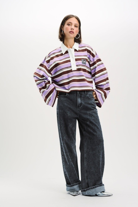 Refined Department multi color dames t-shirt | Model