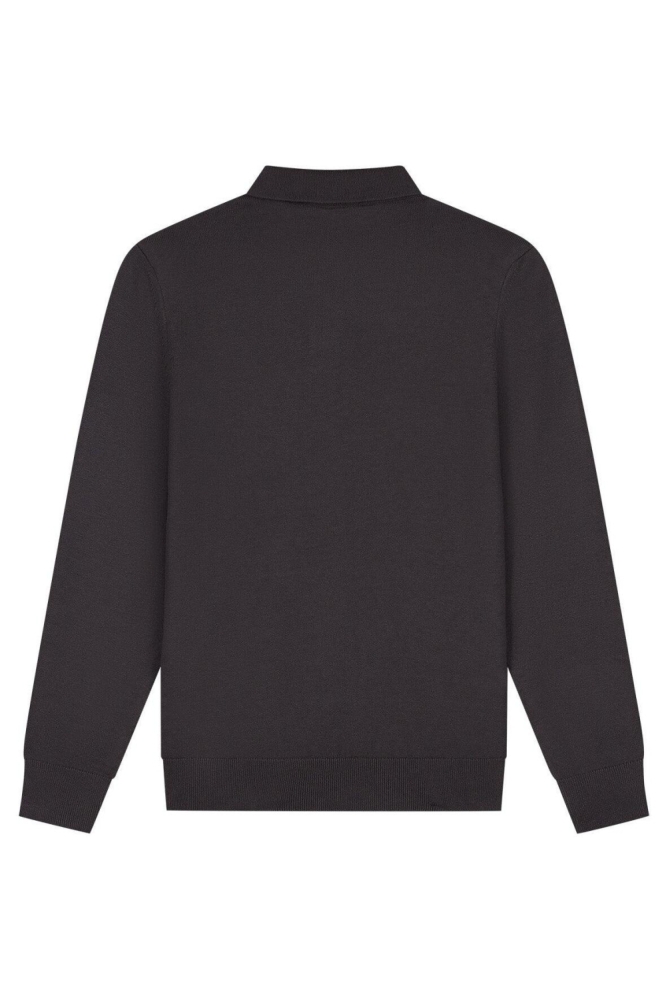 Malelions bruine heren polo | Achteraanzicht