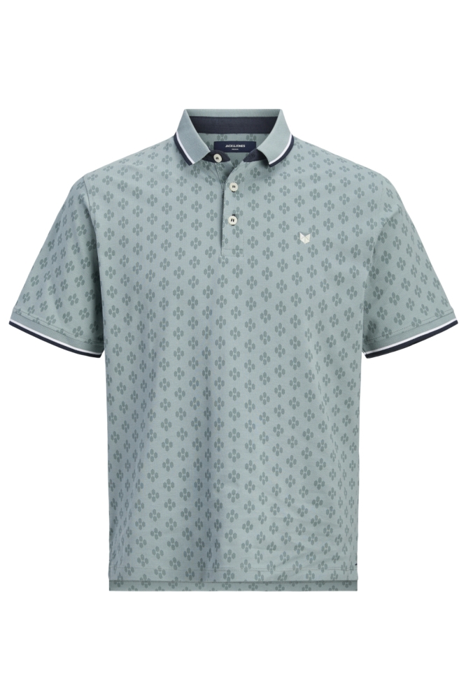 Jack & Jones groene heren polo | Vooraanzicht