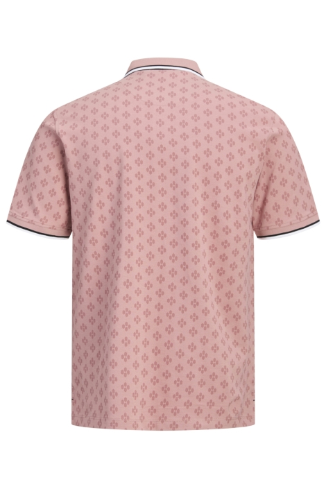 Jack & Jones roze heren polo | Achteraanzicht