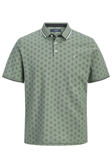 Jack & Jones Polo JPRPAULOS PLAY AOP BLU. SS POLO 12154548 Laurel Wreath