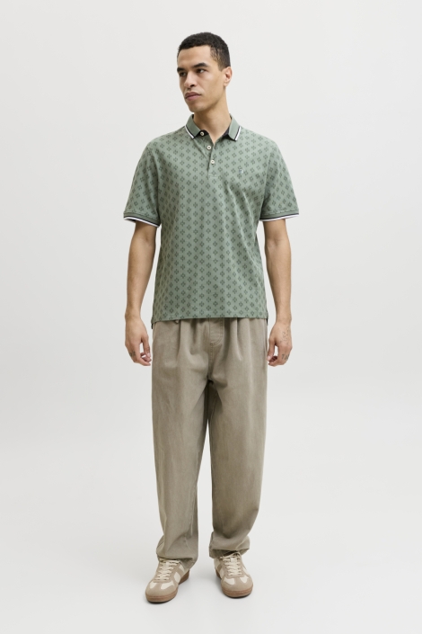Jack & Jones groene heren polo | Model