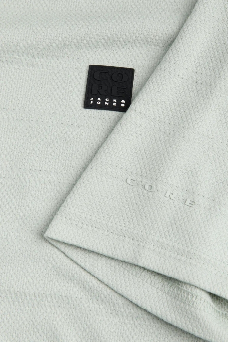 Jack & Jones groene heren polo | Close up