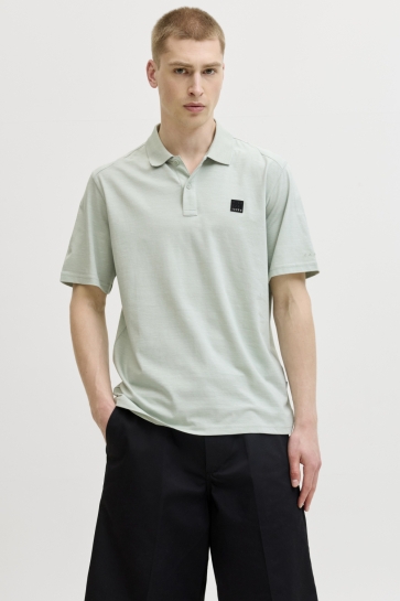 Jack & Jones jconew puffer polo ss crew neck smu Groen