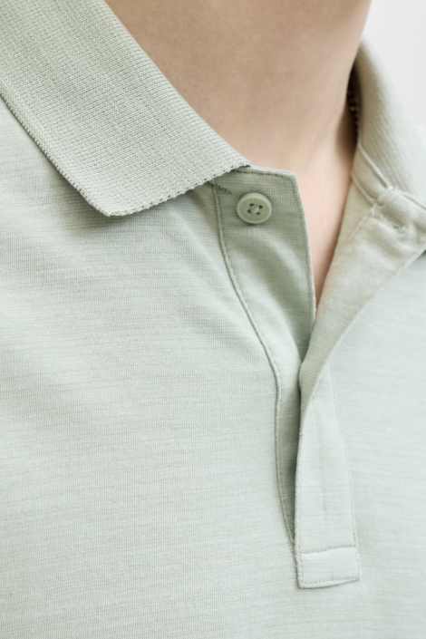 Jack & Jones groene heren polo | Kleurstaal