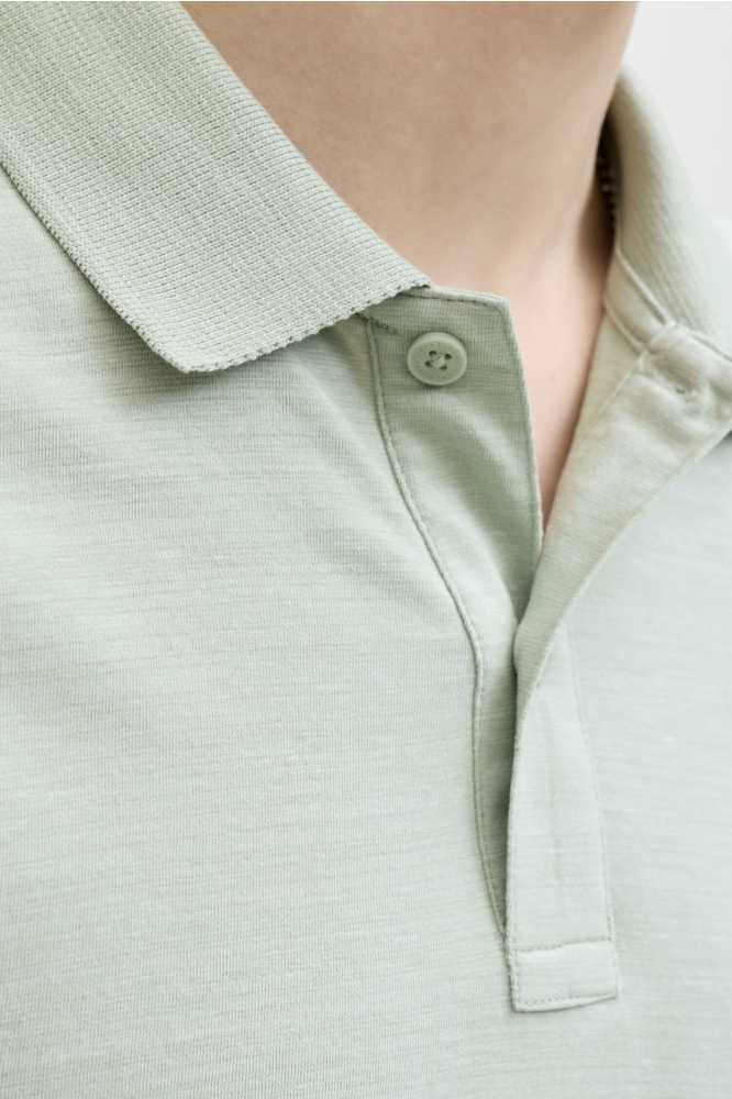 Jack & Jones groene heren polo | Kleurstaal