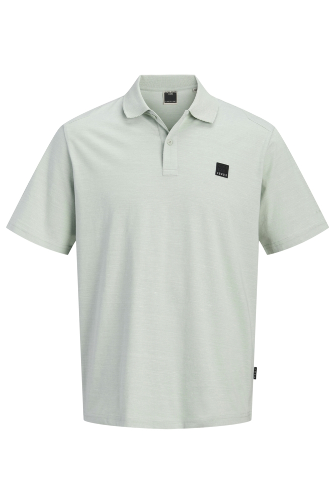 Jack & Jones groene heren polo | Vooraanzicht