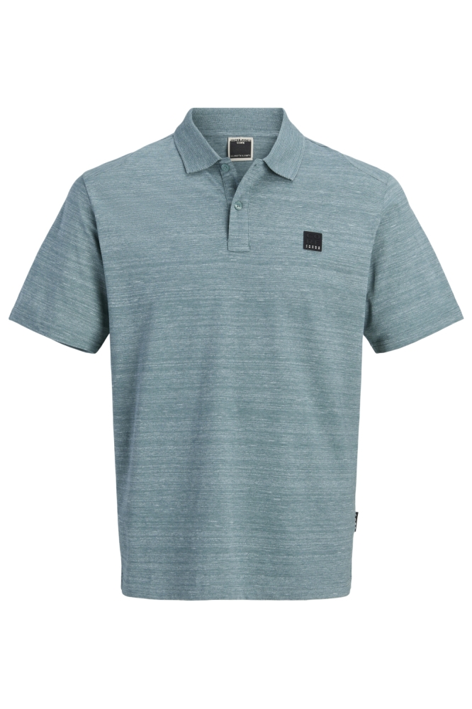 Jack & Jones groene heren polo | Vooraanzicht