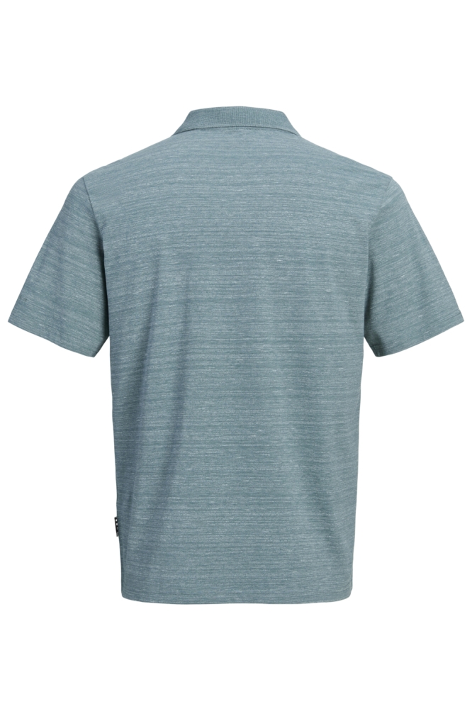 Jack & Jones groene heren polo | Achteraanzicht