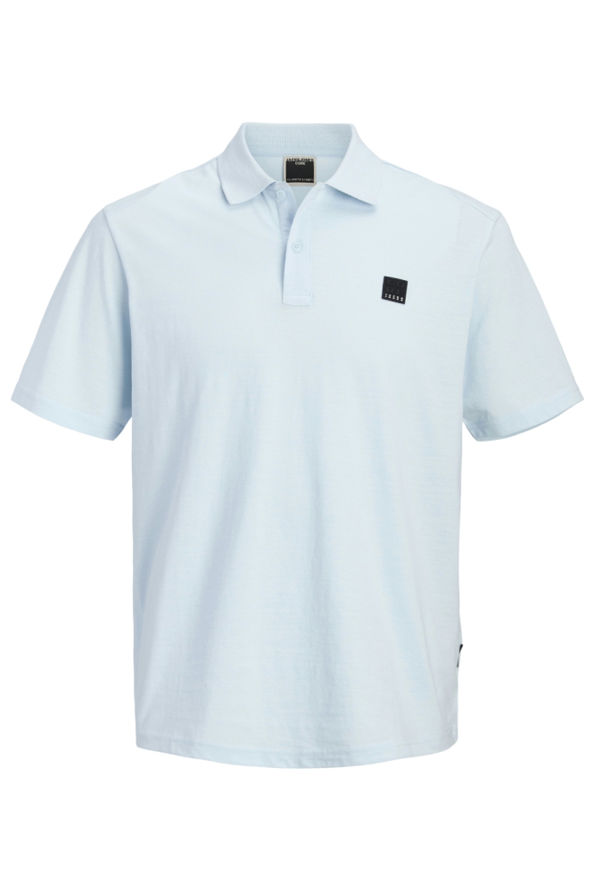 Jack & Jones blauwe heren polo | Vooraanzicht