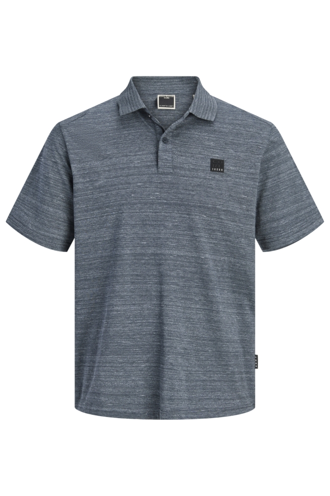 Jack & Jones blauwe heren polo | Vooraanzicht