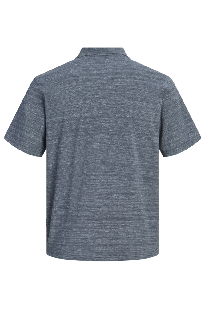 Jack & Jones blauwe heren polo | Achteraanzicht