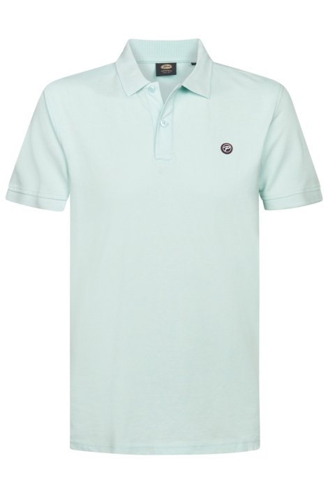 Petrol Industries groene heren polo | Vooraanzicht