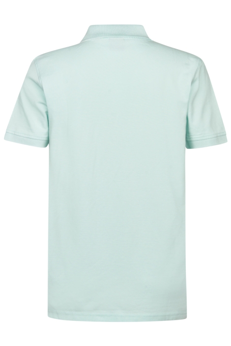 Petrol Industries groene heren polo | Achteraanzicht