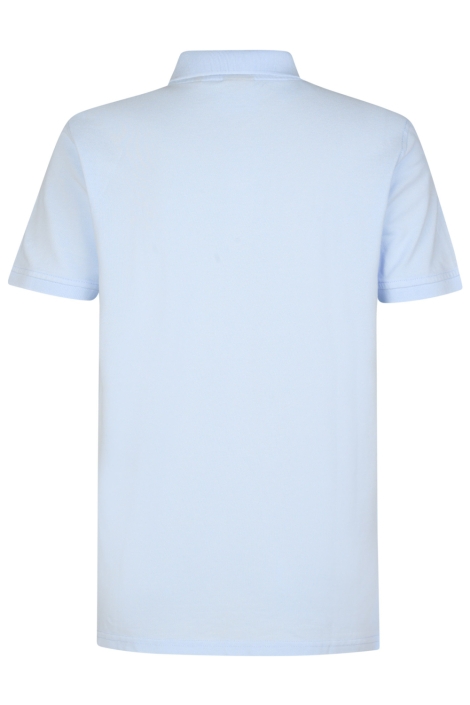 Petrol Industries blauwe heren polo | Achteraanzicht