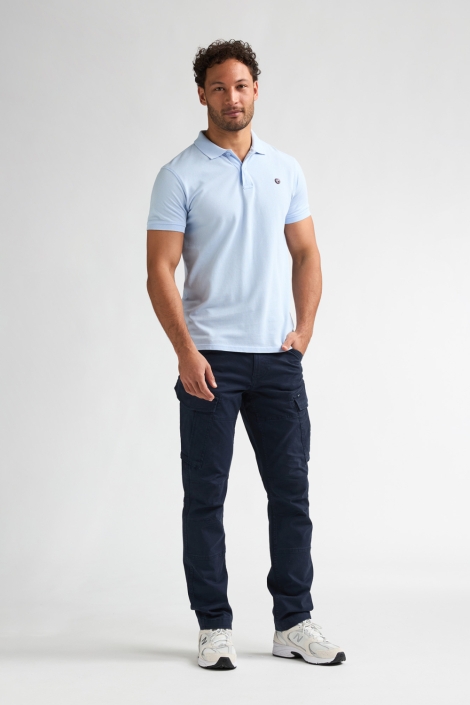 Petrol Industries blauwe heren polo | Model