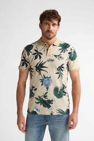 Petrol Industries men polo short sleeve Beige