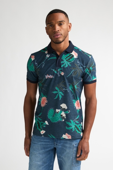 Petrol Industries men polo short sleeve Blauw