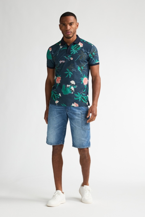 Petrol Industries blauwe heren polo | Model