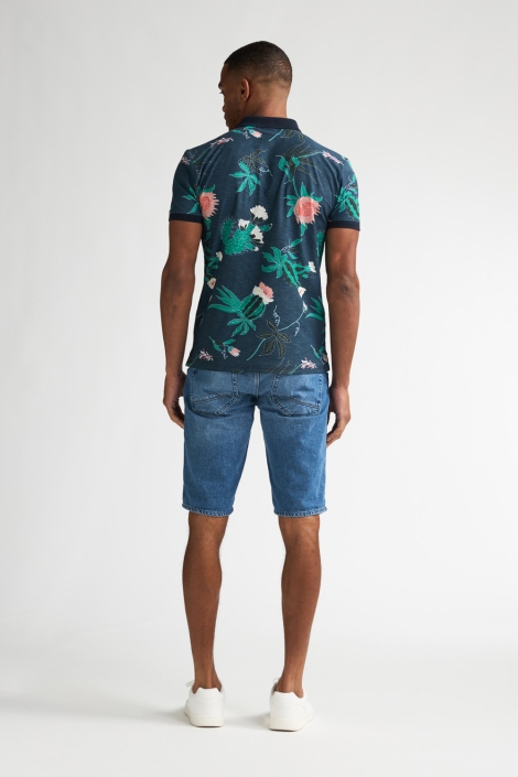 Petrol Industries blauwe heren polo | Model