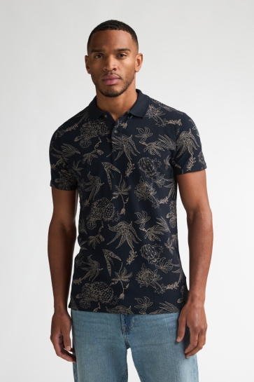 Petrol Industries men polo short sleeve Blauw