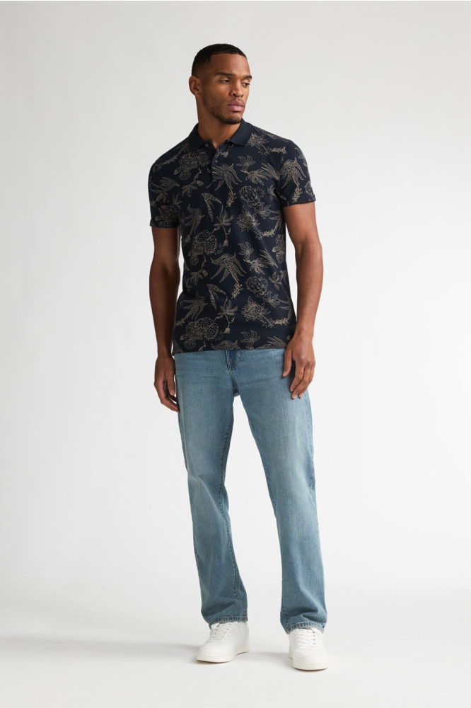 Petrol Industries blauwe heren polo | Model