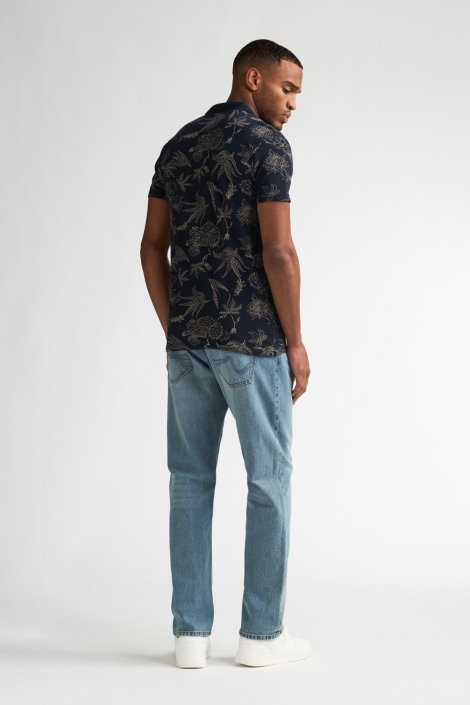 Petrol Industries blauwe heren polo | Model