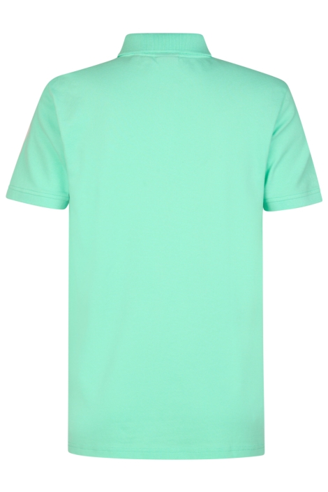 Petrol Industries groene heren polo | Achteraanzicht