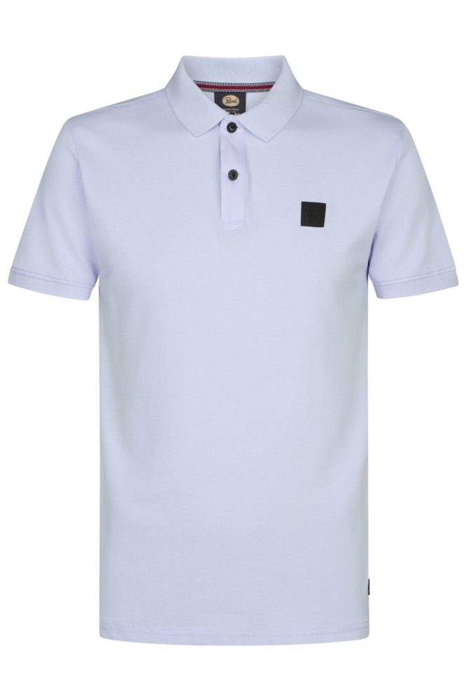 Petrol Industries blauwe heren polo | Vooraanzicht