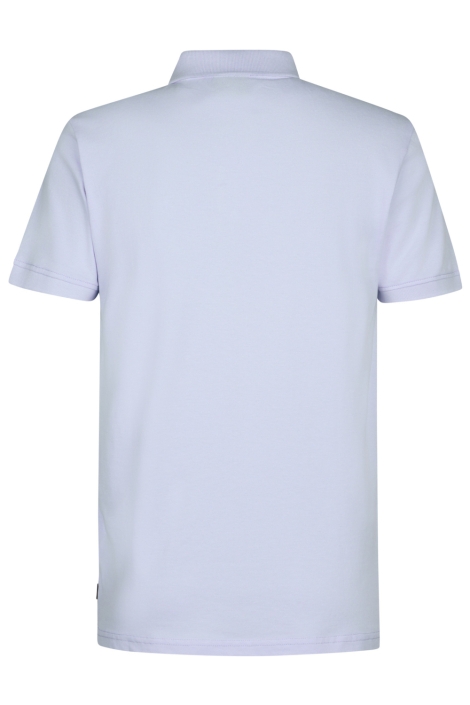 Petrol Industries blauwe heren polo | Achteraanzicht