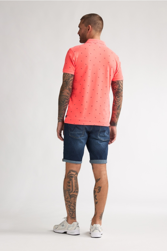 Petrol Industries oranje heren polo | Model