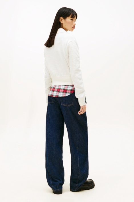 Tommy Jeans witte dames trui | Model