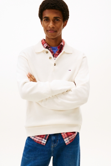 Tommy Jeans dm0dm22647 tjm essential polo sw Wit