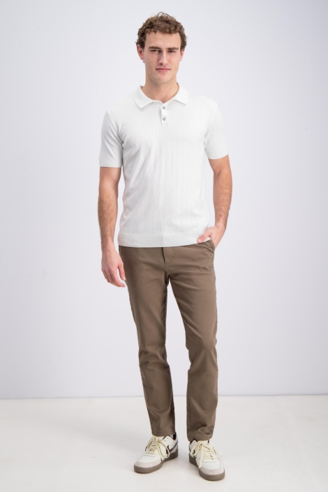 Gabbiano witte heren polo | Model