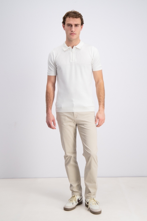 Gabbiano witte heren polo | Model