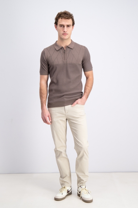 Gabbiano bruine heren polo | Model
