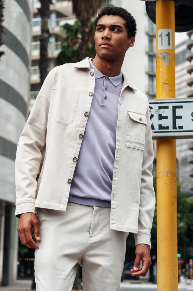 Gabbiano paarse heren polo | Sfeerbeeld, In situatie