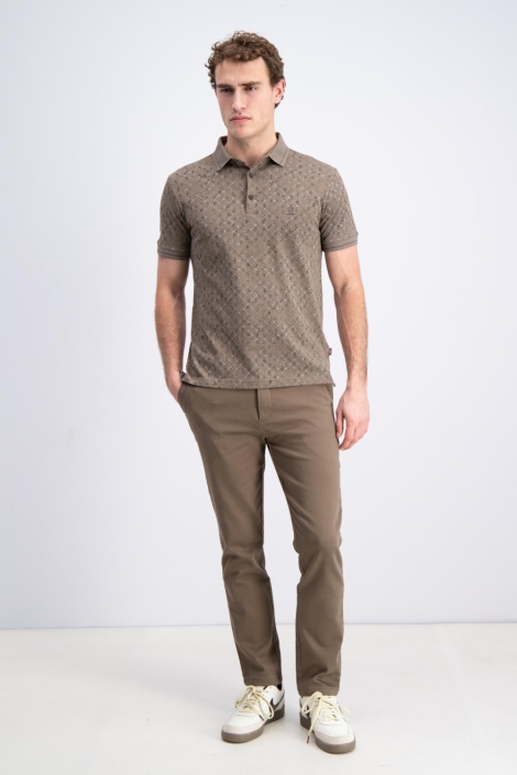 Gabbiano bruine heren polo | Model