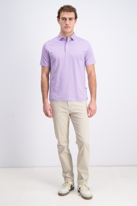 Gabbiano paarse heren polo | Model