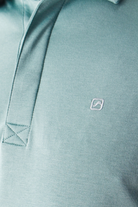 Gabbiano groene heren polo | Kleurstaal